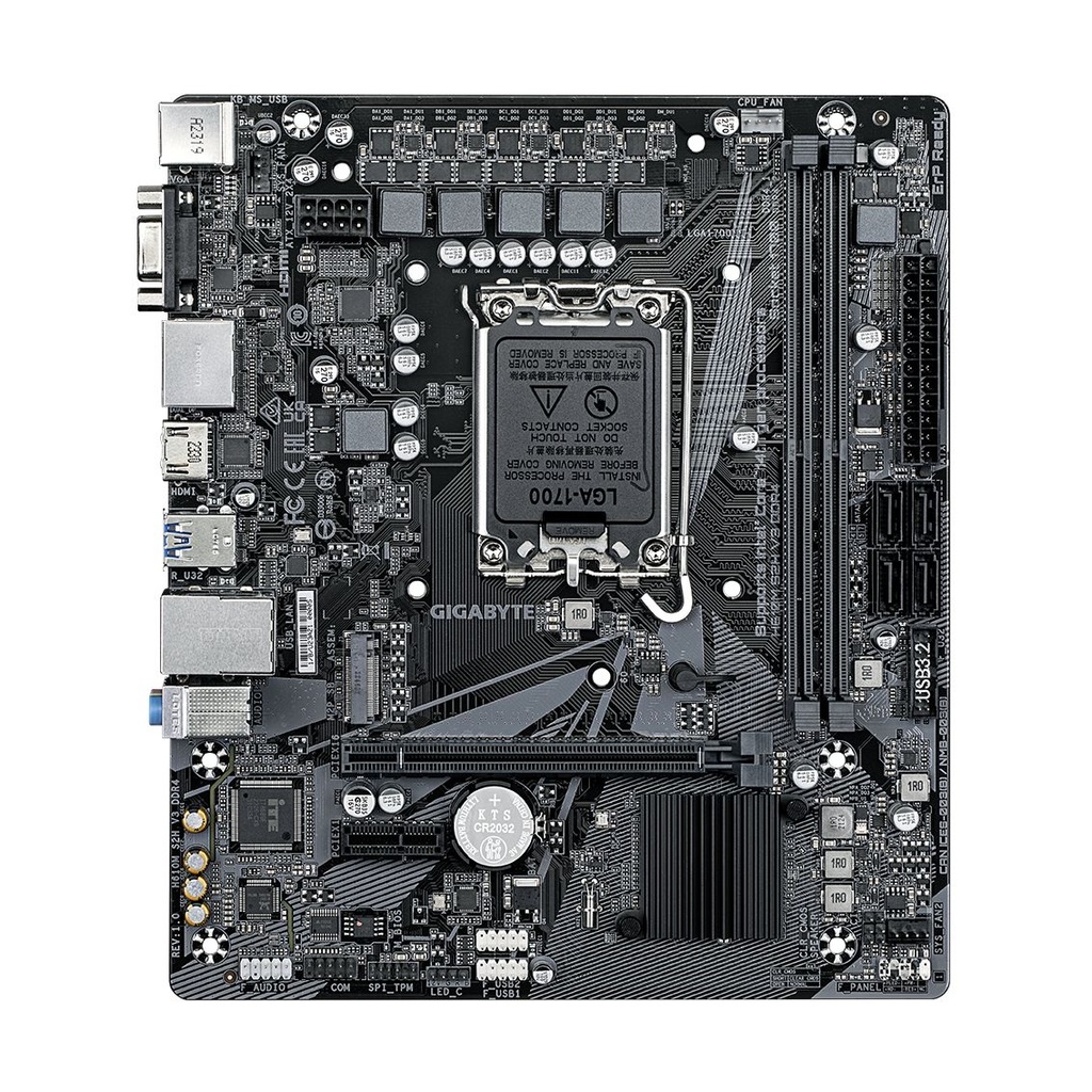 Placa Base Gigabyte H610M S2H V3 DDR4 Socket 1700/ Micro ATX