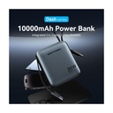 Powerbank 10000mAh Vention FHFN0/ 35W/ Gris/ Incluye Cable USB TIpo-C y Lightning