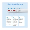 Powerbank 10000mAh Vention FHKW0/ 22.5W/ White