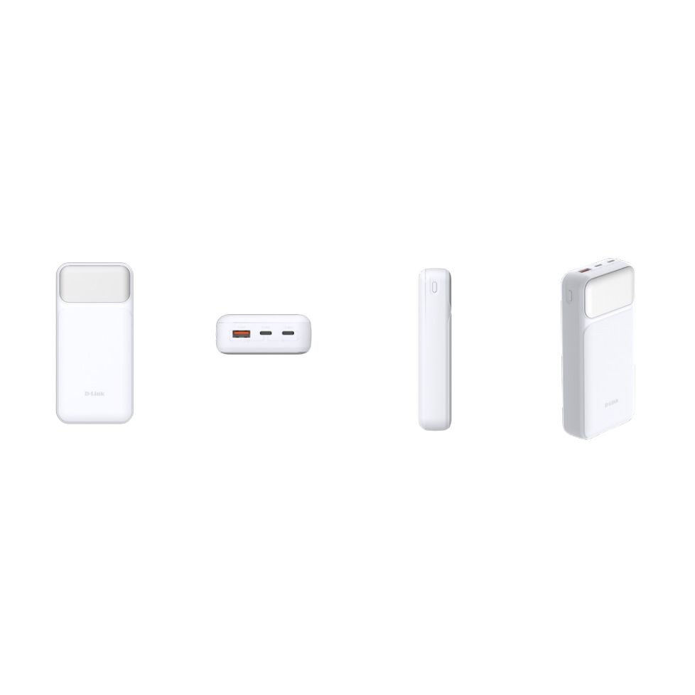 Powerbank 20000mAh D-Link DPP-201/ 65W/ Blanca