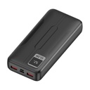 Powerbank 20000mAh Leotec LEPOW20W22K/ 22.5W/ Negra