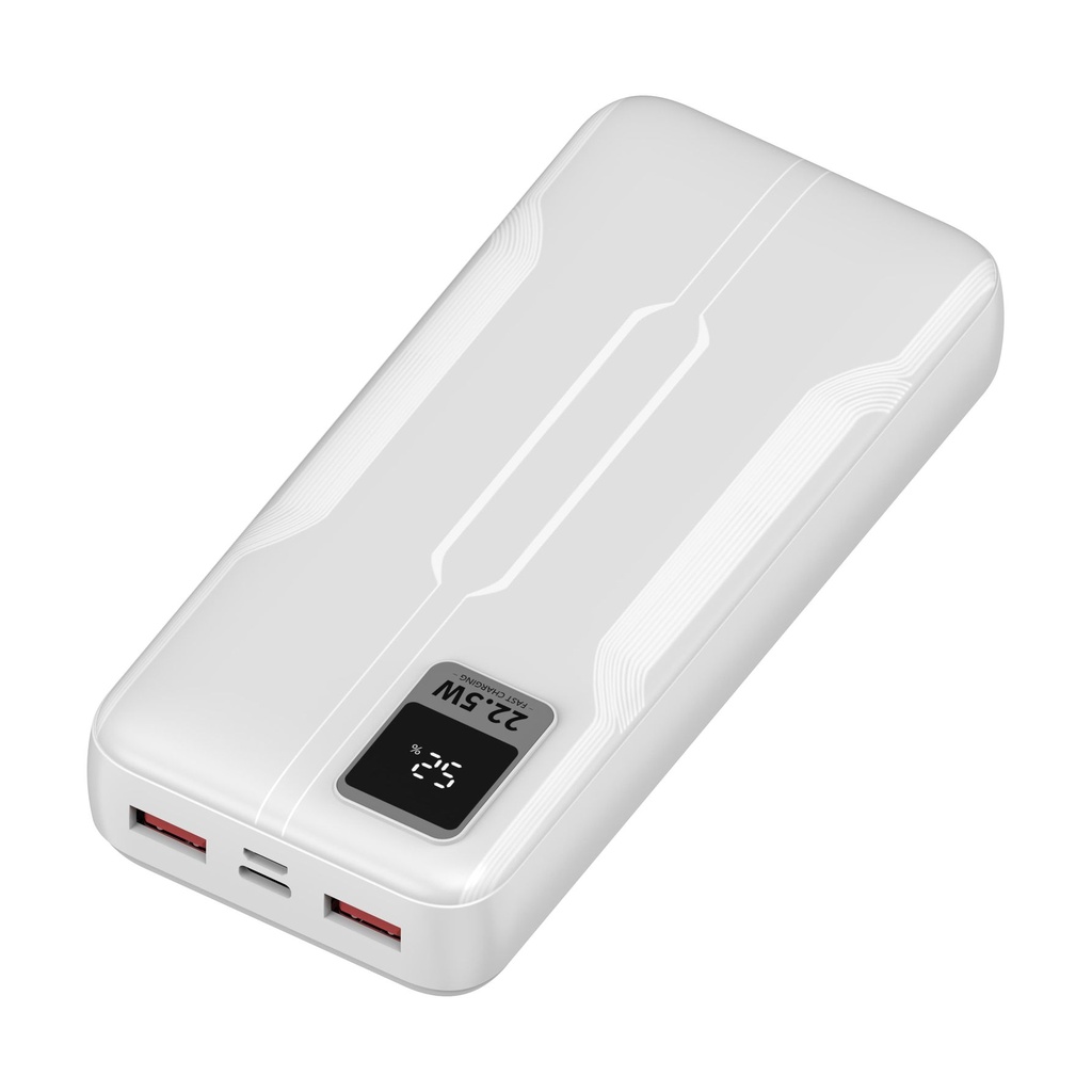 Powerbank 20000mAh Leotec LEPOW20W22W/ 22.5W/ Blanca