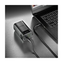 Powerbank 20000mAh NGS TWIX20/ 65W/ Compatible con Portátiles/ Negra