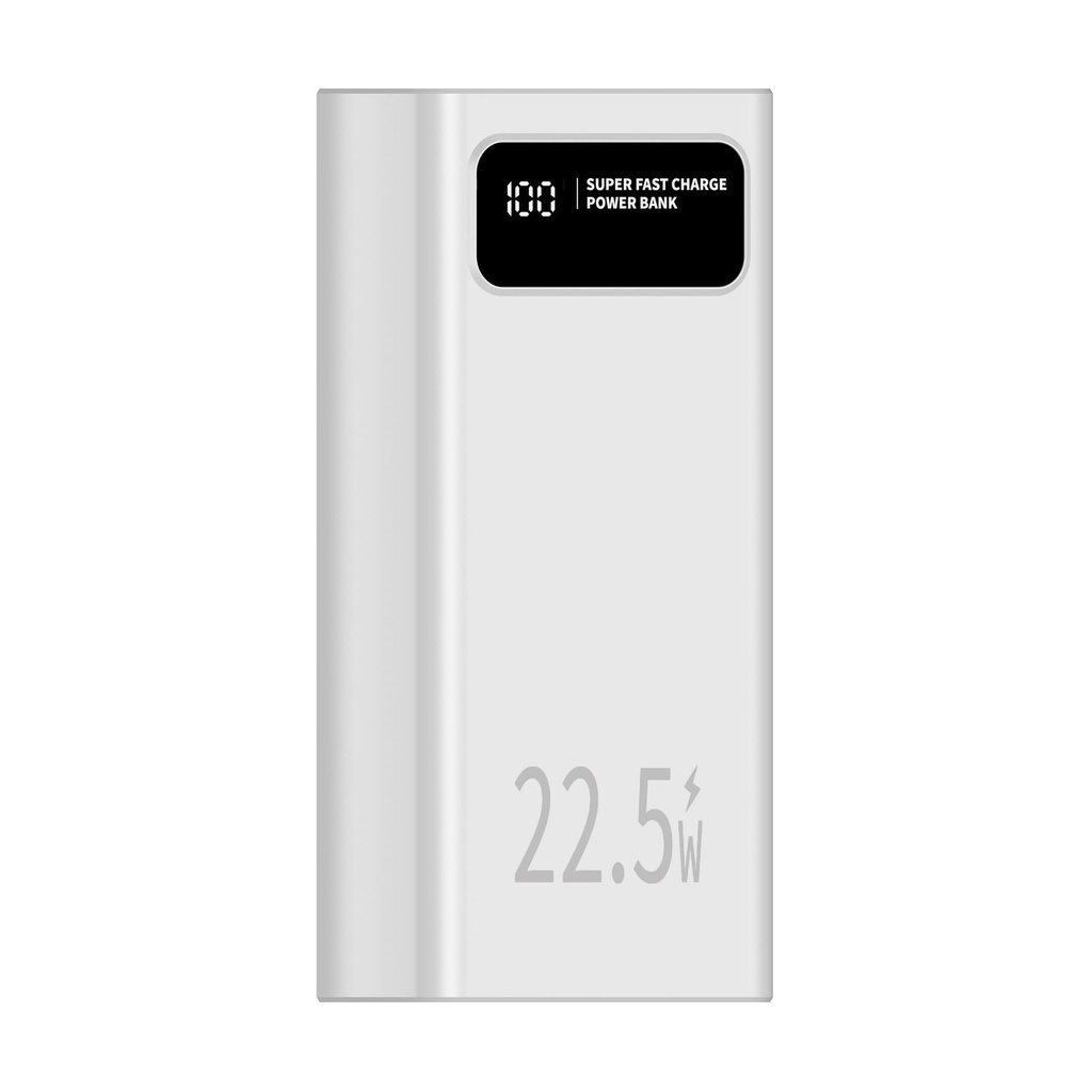 Powerbank 30000mAh Leotec LEPOW30W22W/ 22.5W/ Blanca