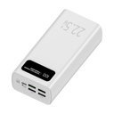 Powerbank 30000mAh Leotec LEPOW30W22W/ 22.5W/ Blanca