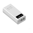 Powerbank 30000mAh Leotec LEPOW30W22W/ 22.5W/ Blanca