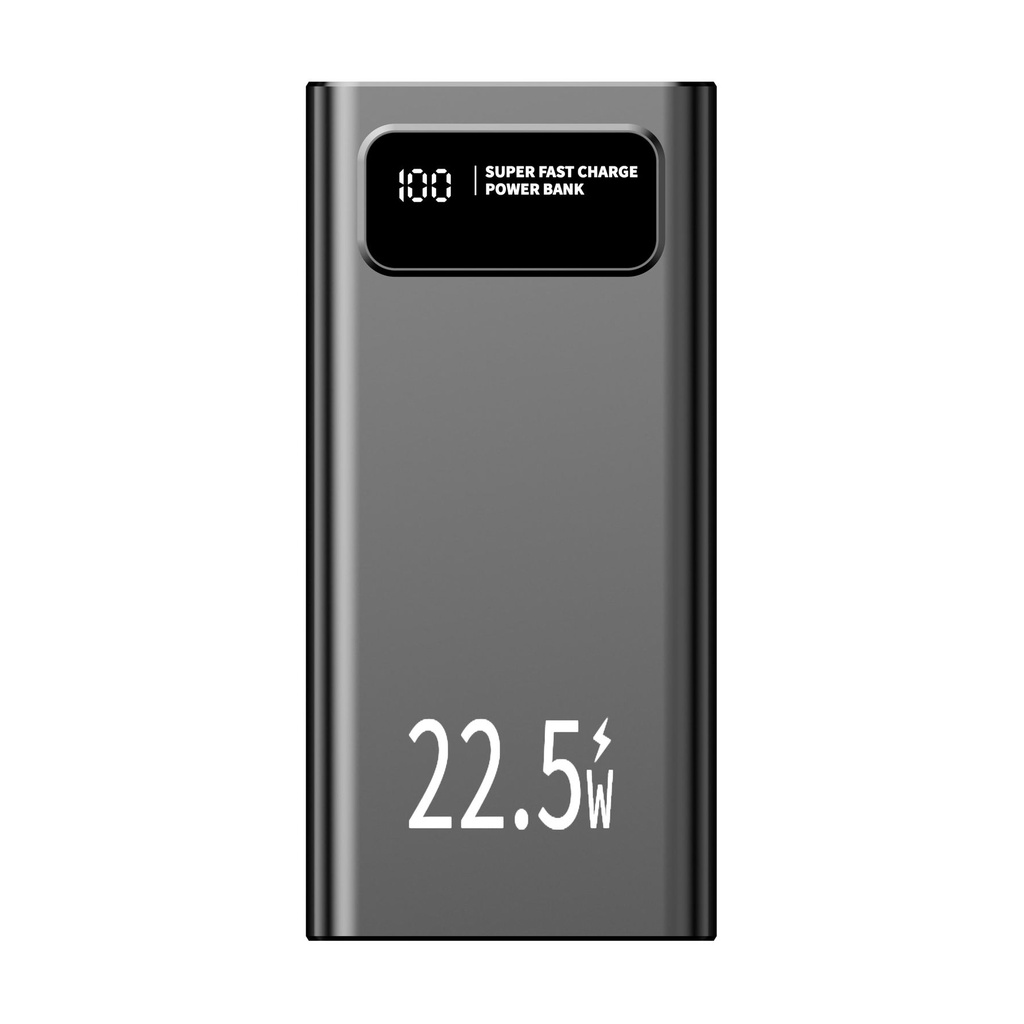Powerbank 30000mAh Leotec LEPOW30W22W/ 22.5W/ Negra
