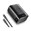 Powerbank 30000mAh NGS TWIX30/ 140W/ Compatible con Portátiles/ Negra