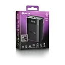 Powerbank 30000mAh NGS TWIX30/ 140W/ Compatible con Portátiles/ Negra