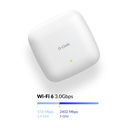 Punto de Acceso Inalámbrico D-Link DAP-X3060 PoE 3000Mbps/ 2.4GHz 5GHz/ Antenas de 3dBi/ WiFi 802.11ac/n/b/g/ax