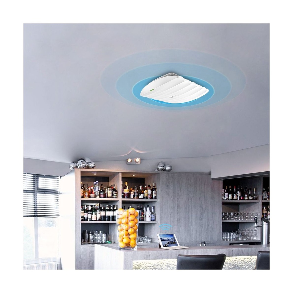 Punto de Acceso Inalámbrico TP-Link Omada EAP115 PoE 300Mbps/ 2.4GHz/ Antenas de 4dBi/ WiFi 802.11n/b/g