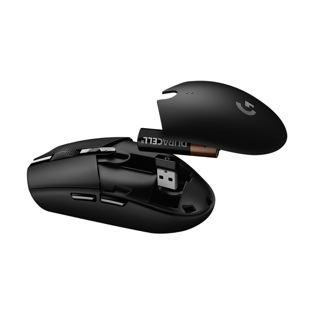 Logitech G305 Lightspeed Wireless Gaming Mouse / Rechargeable Battery / Up to 12000 DPI / Black