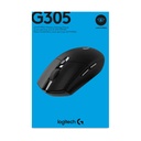 Ratón Gaming Inalámbrico Logitech G305 Lightspeed/ Hasta 12000 DPI/ Negro