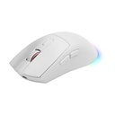 Mars Gaming MM-T3 Wireless Gaming Mouse / Rechargeable Battery / Up to 14400 DPI / White