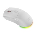 Mars Gaming MM-T3 Wireless Gaming Mouse / Rechargeable Battery / Up to 14400 DPI / White