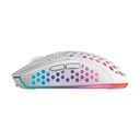 Mars Gaming MMW3W Wireless Gaming Mouse / Rechargeable Battery / Up to 3200 DPI / White