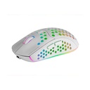 Mars Gaming MMW3W Wireless Gaming Mouse / Rechargeable Battery / Up to 3200 DPI / White