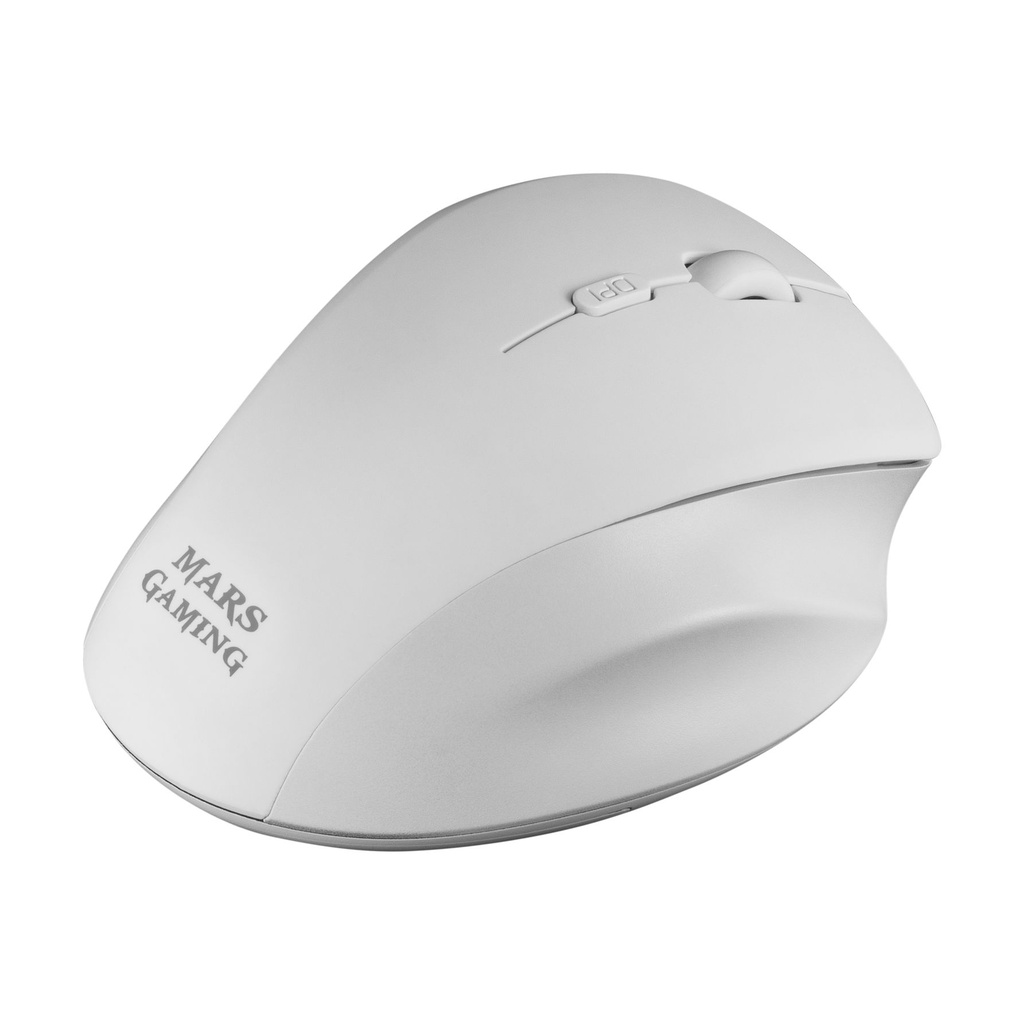 Mars Gaming MMWERGO Wireless Gaming Mouse / Up to 3200 DPI / White