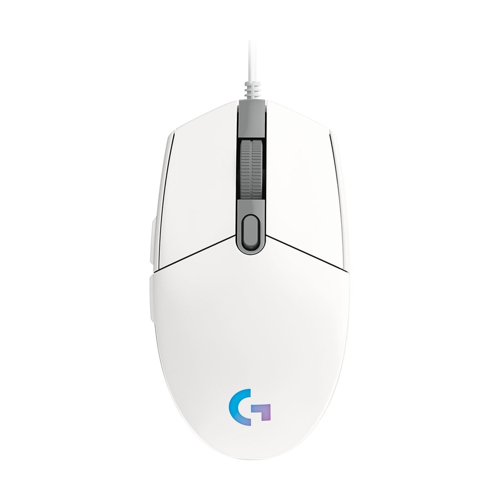 Logitech G102 Lightsync Gaming Mouse / Up to 8000 DPI / White