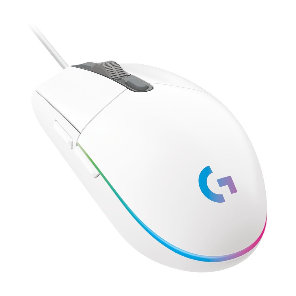 Logitech G102 Lightsync Gaming Mouse / Up to 8000 DPI / White