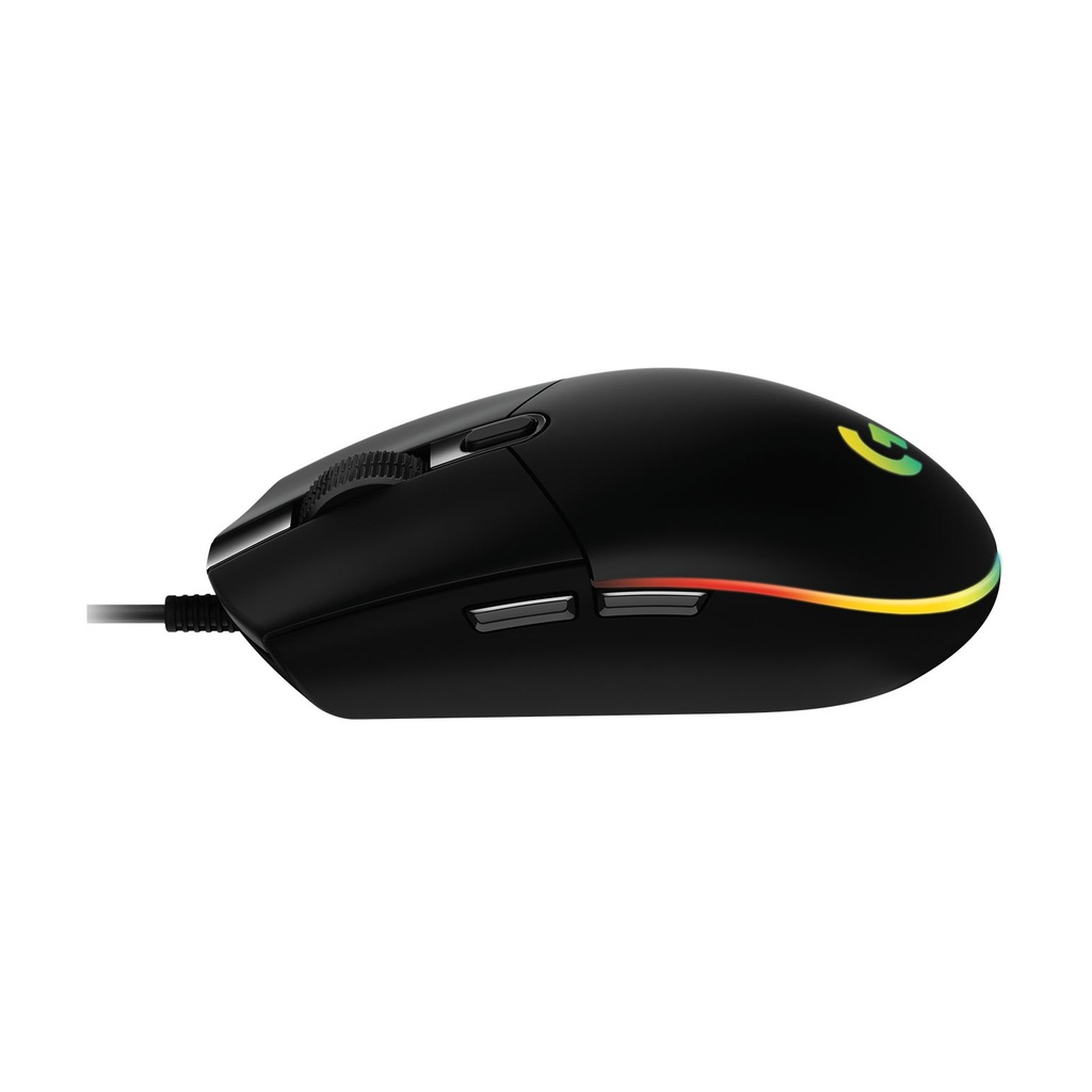Logitech G102 Lightsync Gaming Mouse / Up to 8000 DPI / Black