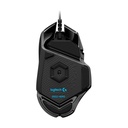 Ratón Gaming Logitech G502 Hero/ Hasta 25600 DPI/ Negro