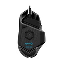 Ratón Gaming Logitech G502 Hero/ Hasta 25600 DPI/ Negro
