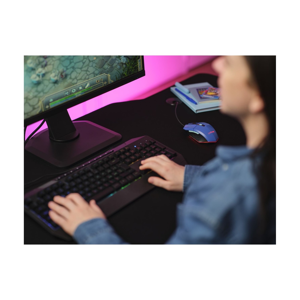 Trust Gaming GXT 109 Felox Gaming Mouse / Up to 6400 DPI / Blue