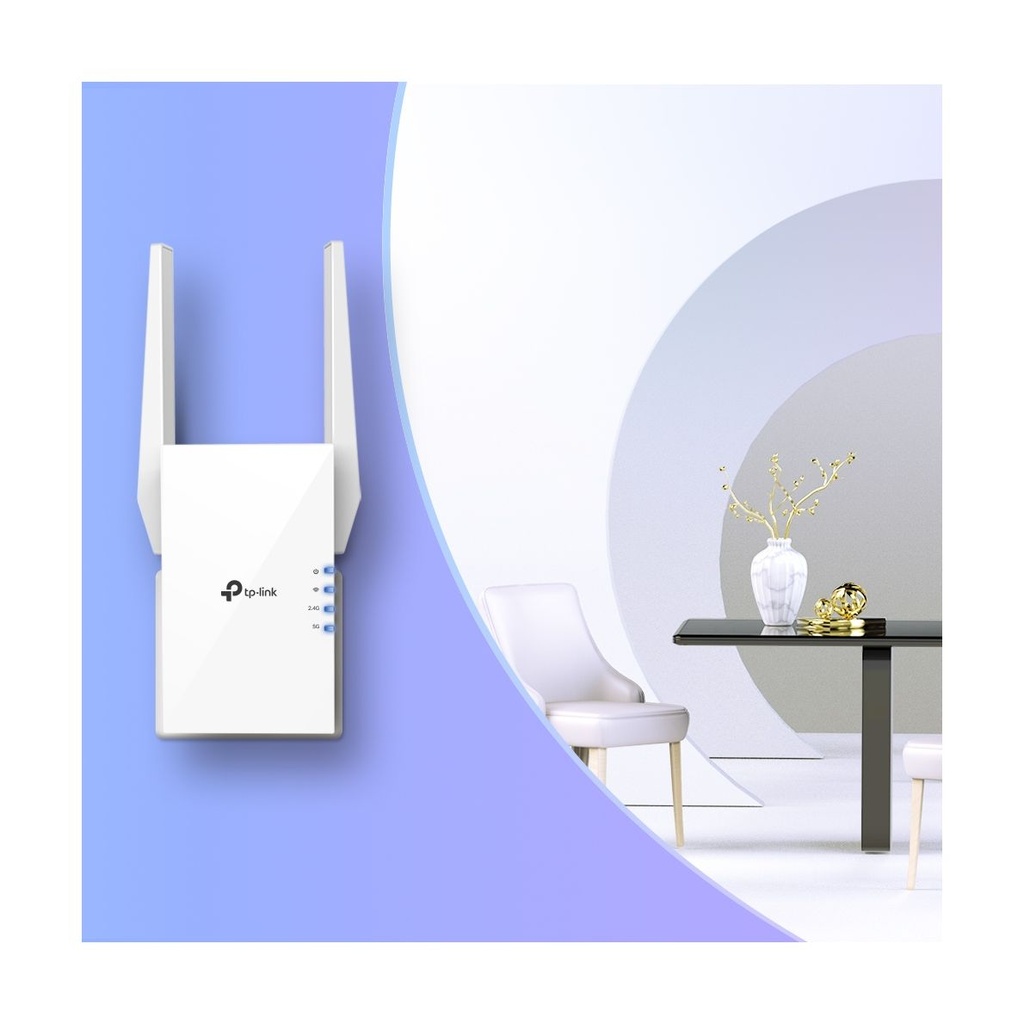 Repetidor Inalámbrico TP-Link RE505X/ WiFi 6/ 1500Mbps/ 2 Antenas