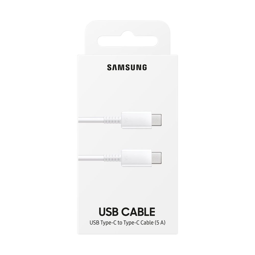 SAMSUNG CABLE USB-C TO USB-C 5A 1M WHITE EP-DN975BWEGWW