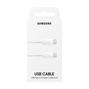 SAMSUNG CABLE USB-C TO USB-C 5A 1M WHITE EP-DN975BWEGWW