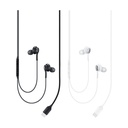 SAMSUNG EARPHONES IN-EAR CABLE USB-C MICROPHONE VOL. CONTROL WHITE BY AKG EO-IC100BWEGEU