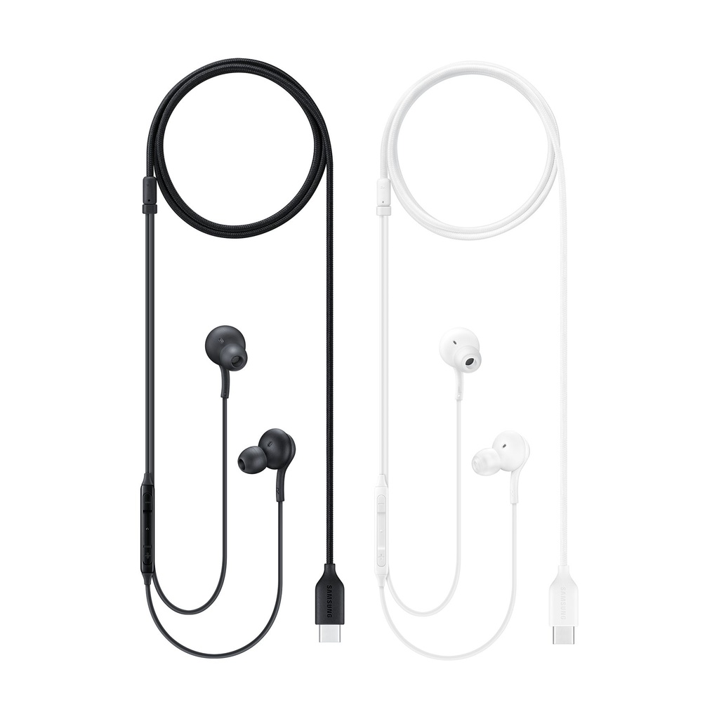 SAMSUNG EARPHONES IN-EAR CABLE USB-C MICROPHONE VOL. CONTROL WHITE BY AKG EO-IC100BWEGEU