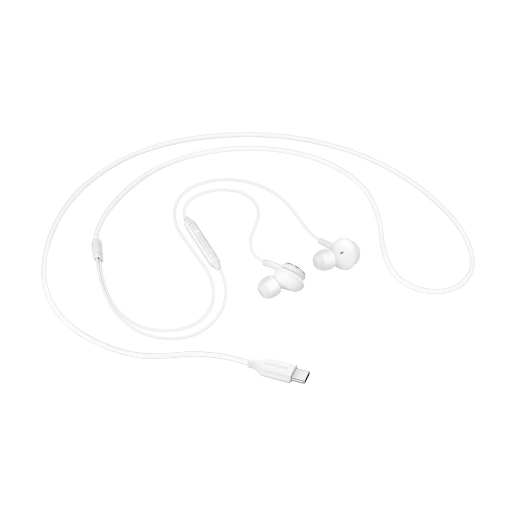 SAMSUNG EARPHONES IN-EAR CABLE USB-C MICROPHONE VOL. CONTROL WHITE BY AKG EO-IC100BWEGEU