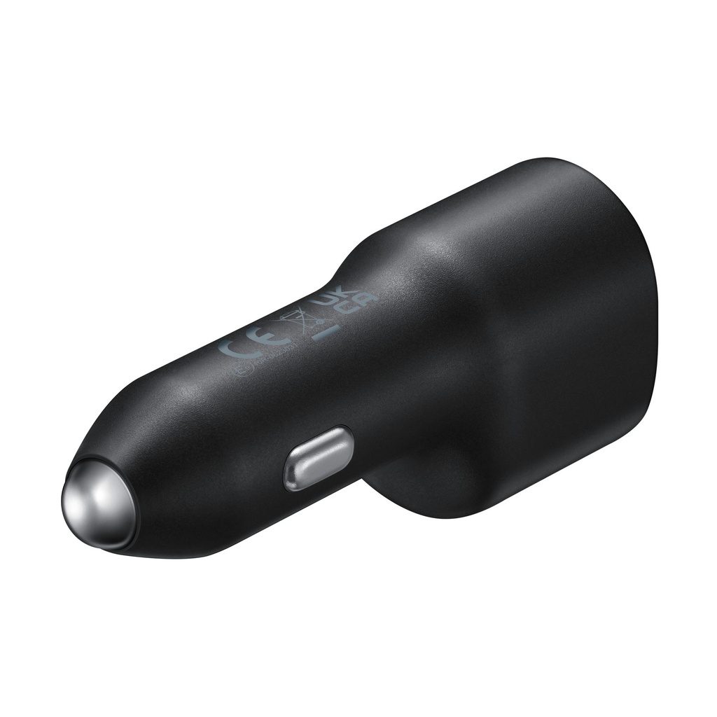 SAMSUNG POWER CAR CHARGER DUAL USB-C 25W + USB 15W BLACK EP-L4020NBEGEU