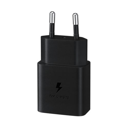 SAMSUNG POWER WALL CHARGER 15W USB-C BLACK EP-T1510NBEGEU