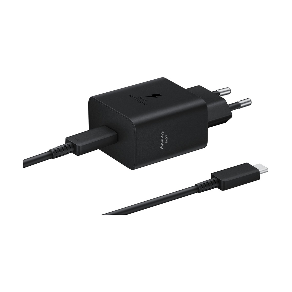 SAMSUNG SUPERFAST TRAV. CHARG. 45W USB-C + USB-C DATA CAB EPT4511XBE BLA