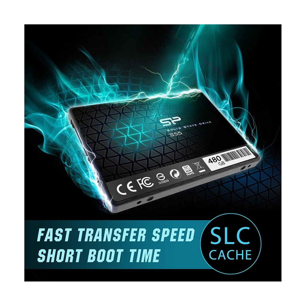 SP Slim S55 SSD 480GB 2.5" 7mm Sata3