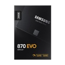 Samsung 870 EVO, 250 GB, 2.5", 560 MB/s, 6 Gbit/s