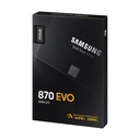 Samsung 870 EVO, 250 GB, 2.5", 560 MB/s, 6 Gbit/s