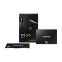 Samsung 870 EVO, 250 GB, 2.5", 560 MB/s, 6 Gbit/s