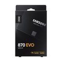 Samsung 870 EVO, 250 GB, 2.5", 560 MB/s, 6 Gbit/s