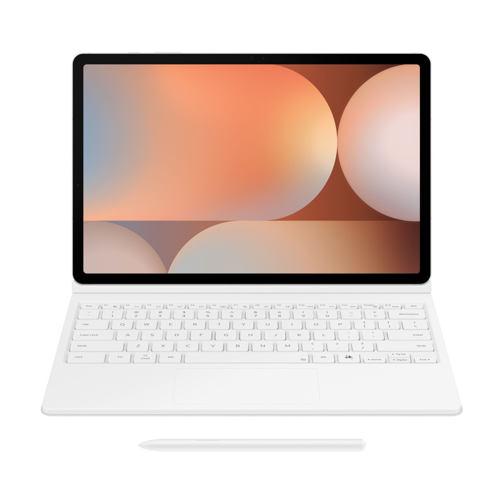 Samsung Book Cover Keyboard AI Key White, for Galaxy Tab S10+/S9+/S9 FE+, Qwerty