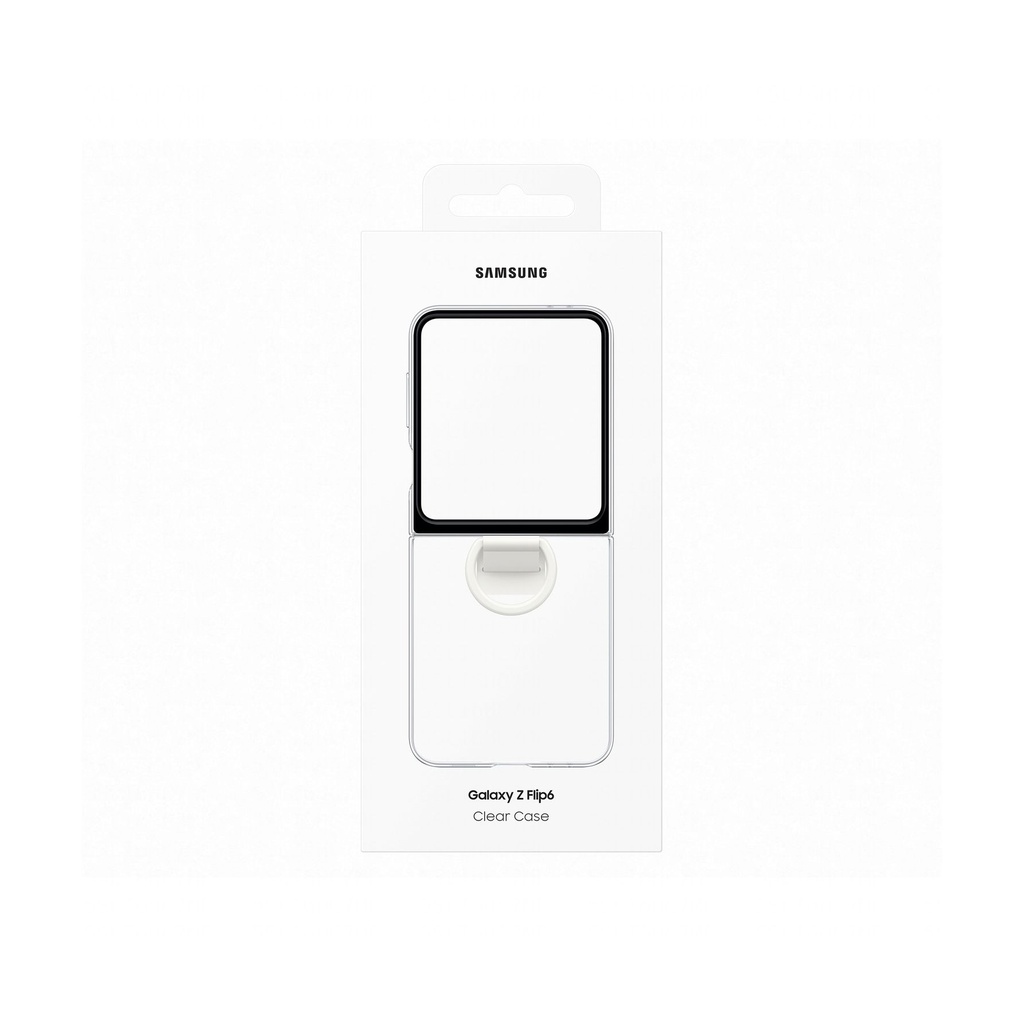 Samsung Clear Case Transparent, für Galaxy Z Flip6, EF-QF741CTEGWW