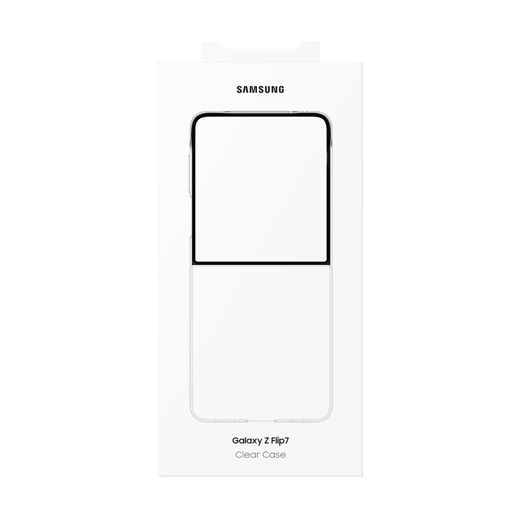 Samsung Clear Case Transparent, für Samsung Z Flip7
