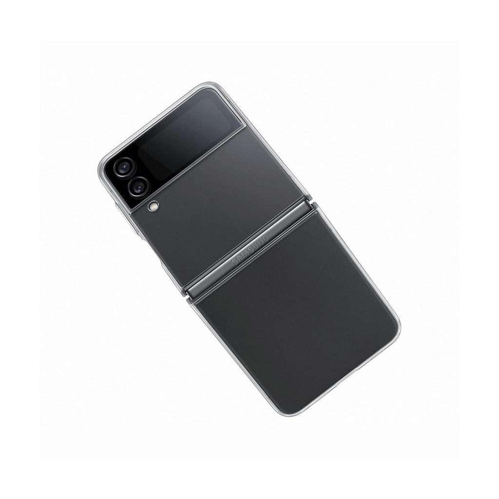 Samsung Clear Slim Cover Transparent, für Galaxy Z Flip4, EF-QF721CTEGWW