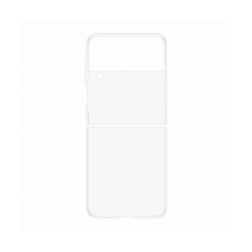 Samsung Clear Slim Cover Transparent, für Galaxy Z Flip4, EF-QF721CTEGWW