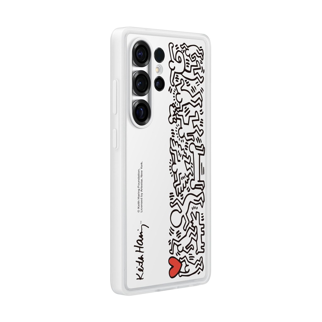 Samsung Flipsuit Case Keith Haring White, für Samsung Galaxy S25 Ultra, EF-MS938CWEGWW