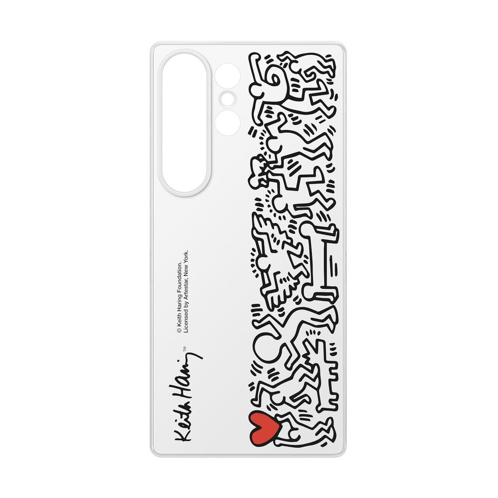 Samsung Flipsuit Case Keith Haring White, für Samsung Galaxy S25 Ultra, EF-MS938CWEGWW