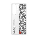 Samsung Flipsuit Case Keith Haring White, für Samsung Galaxy S25 Ultra, EF-MS938CWEGWW